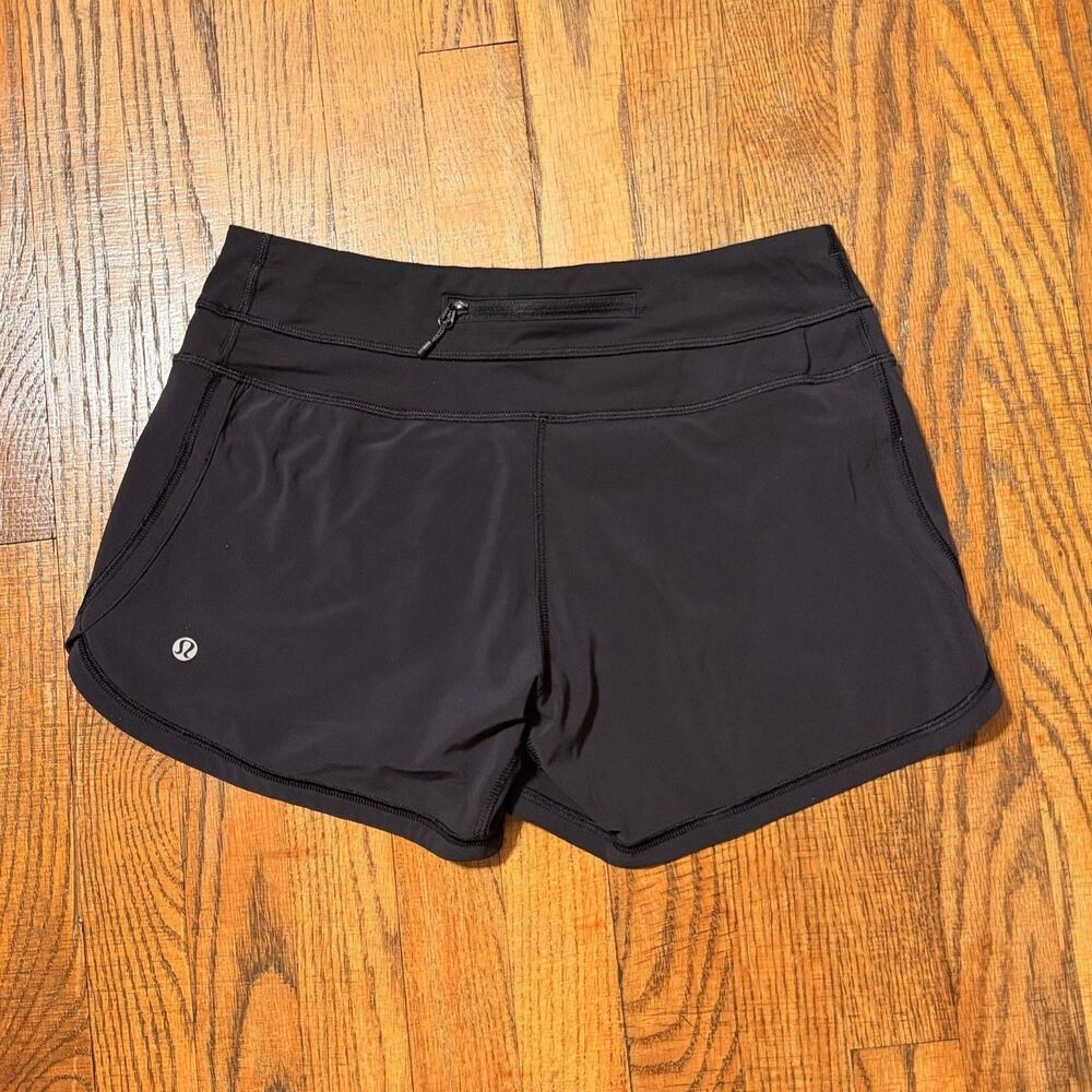 Lululemon Speed Up Short 4" Lined Women’s Size 4 Athletic Stretch Black